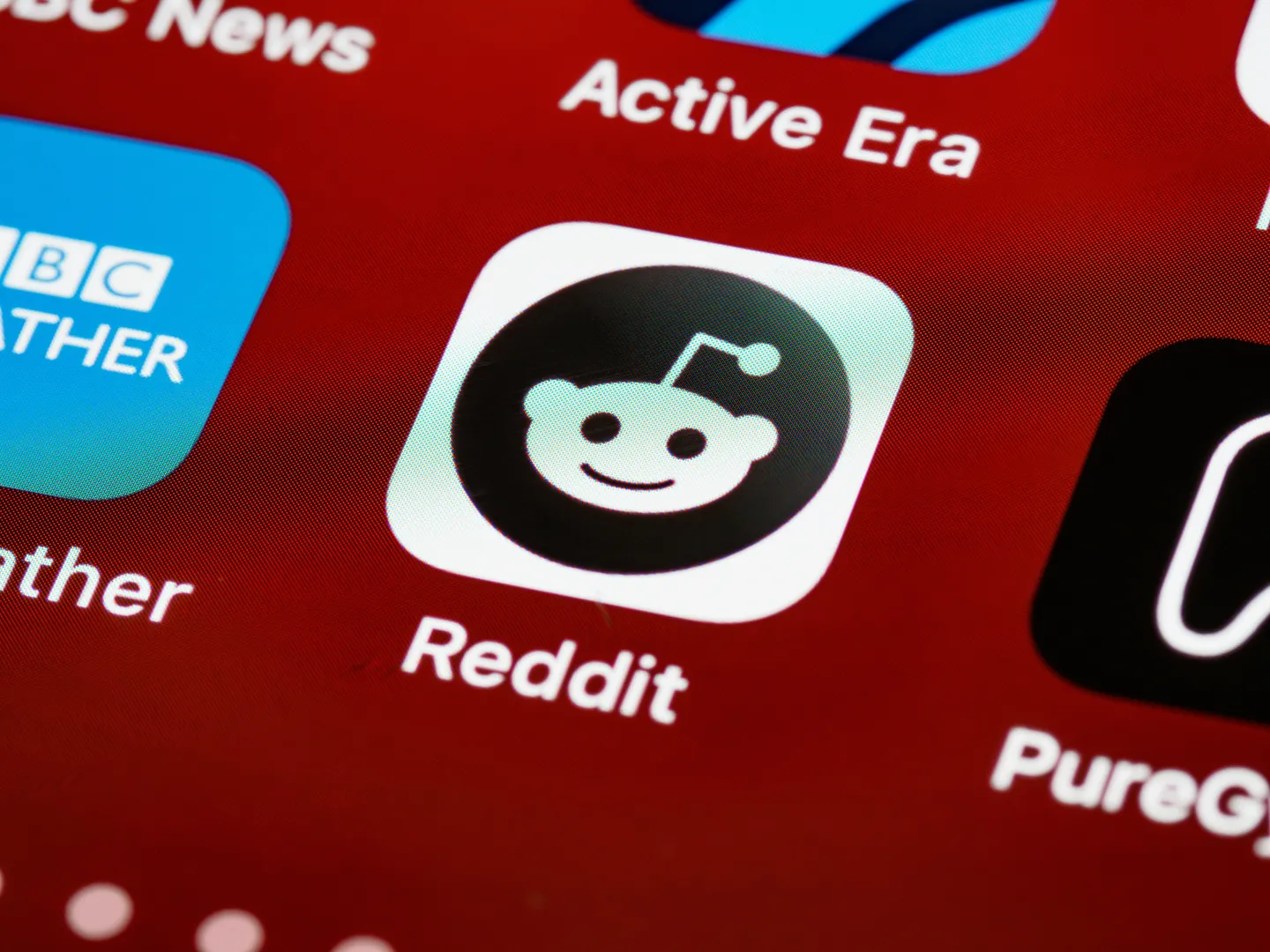 Reddit app on a phone